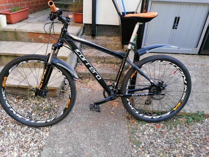 carrera mountain bike 14 inch frame